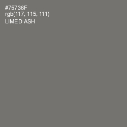 #75736F - Limed Ash Color Image